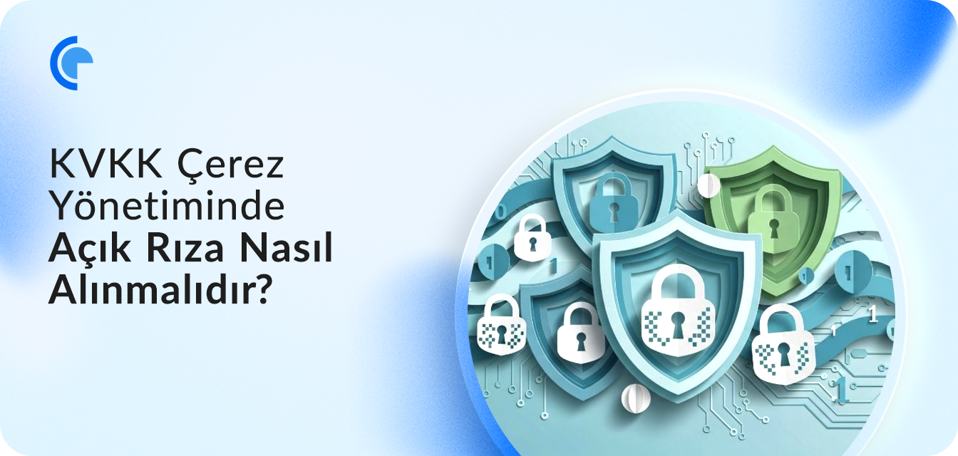 KVKK kapsamında çerezler için geçerli açık rızanın üç temel unsuru şeması.